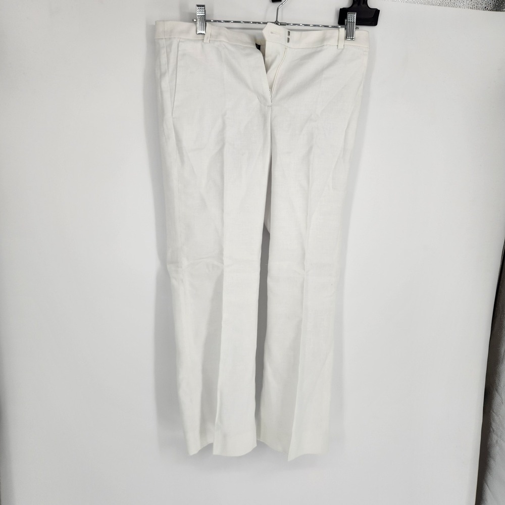 J.Crew Women's Size 6P Petite Stretch Linen Blend Kaya Pants NWT